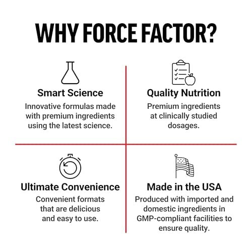 Force Factor Horny Goat Weed Max – 1500 mg Triple-Extrakt, 90 Kapseln für gesteigerte Libido und Leistungsfähigkeit