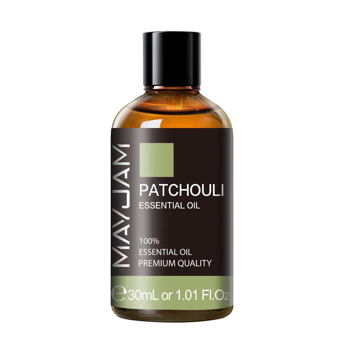 MAYJAM Patchouli-Öl 30 ml – 100% reines ätherisches Öl für Diffuser, Yoga, Massage & Bad