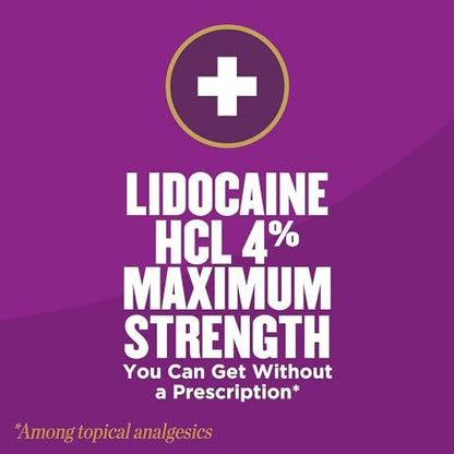 Globe Lidocain 4% Mehrfach-Symptom-Linderungscreme 2er-Pack (je 1,75 oz) – Schmerz- & Juckreizstillend, Steroidfrei, Nicht fettend