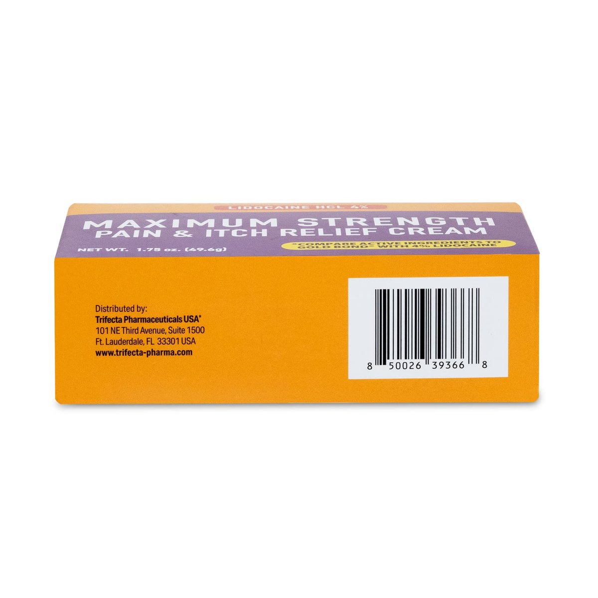 Globe Lidocain 4% Mehrfach-Symptom-Linderungscreme 2er-Pack (je 1,75 oz) – Schmerz- & Juckreizstillend, Steroidfrei, Nicht fettend