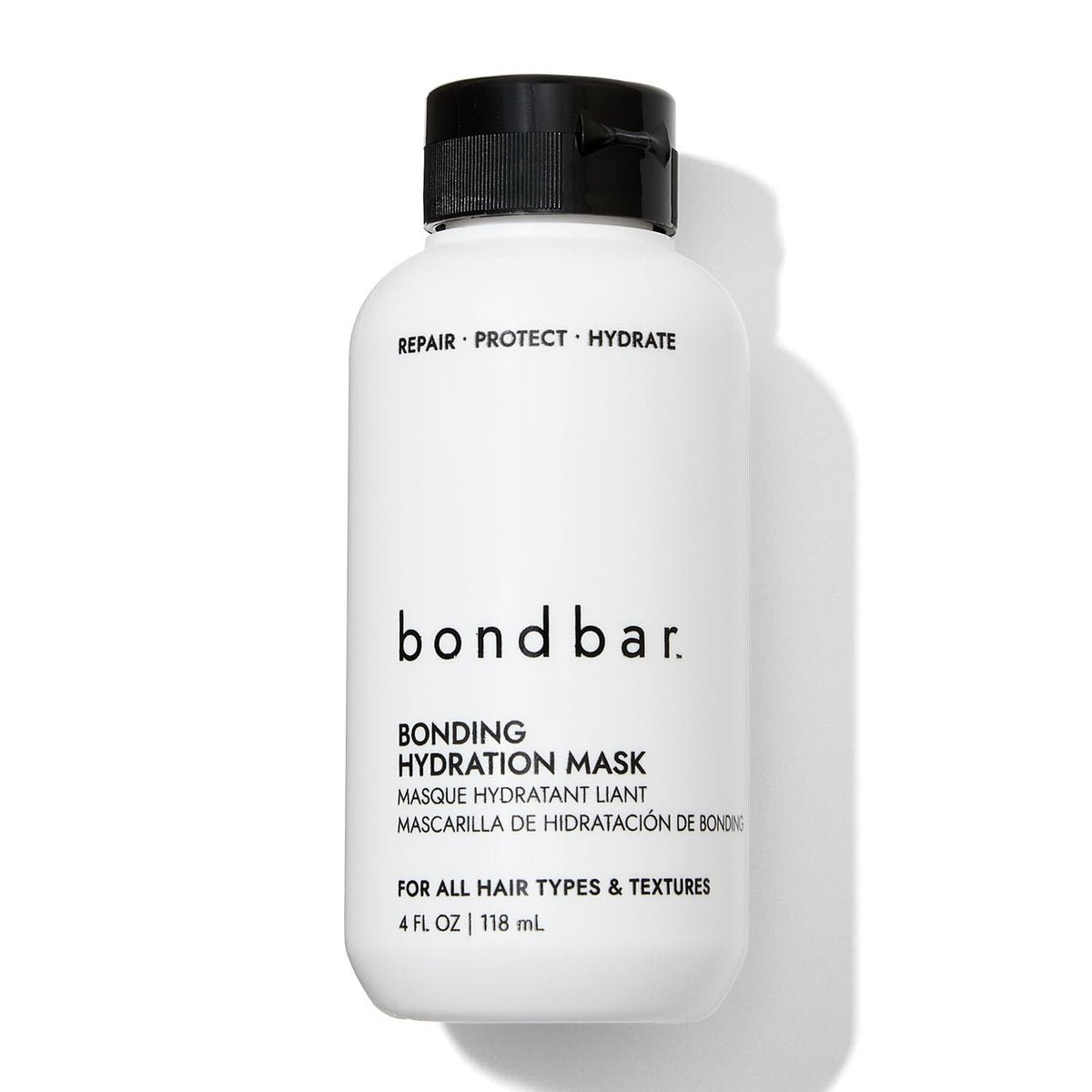 Bondbar Bonding Hydration Mask für geschädigtes Haar – Volumen, Glätte und Feuchtigkeit für alle Haartypen, vegan, tierversuchsfrei, 118 ml