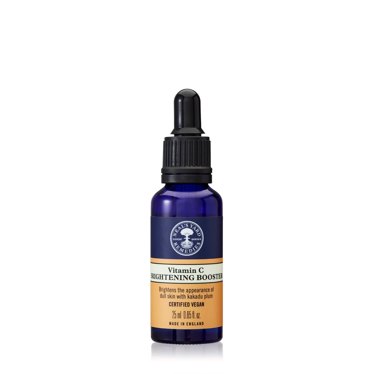 Neal's Yard Vitamin C Brightening Booster für das Gesicht mit Kakadupflaume, feuchtigkeitsspendender Hyaluronsäure, aufhellend & für einen ebenmäßigen Teint, tierversuchsfrei, 25 ml