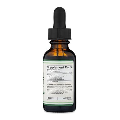 Adrenal Support Ergänzung (Flüssige Tropfen) - 10 Bio Adaptogene gegen Nebennieren-Erschöpfung (Monatsvorrat) Cortisol-Manager zur Stresslinderung