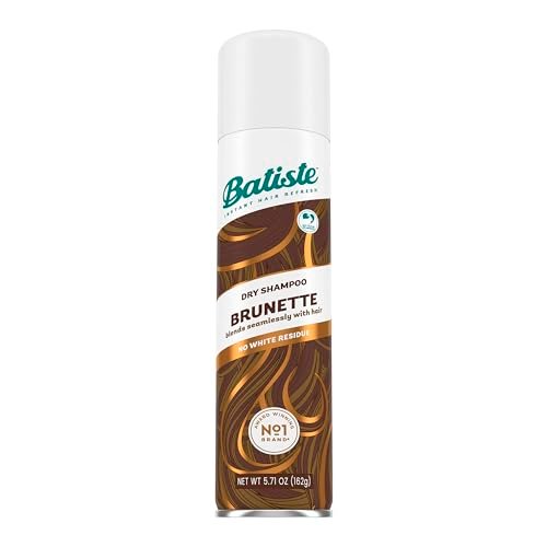 Batiste Trockenshampoo für brünettes Haar – Erfrischt das Haar und absorbiert Öl zwischen den Wäschen – Wasserloses Shampoo für mehr Textur und Volumen – 162 g