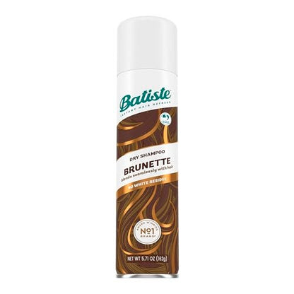 Batiste Trockenshampoo für brünettes Haar – Erfrischt das Haar und absorbiert Öl zwischen den Wäschen – Wasserloses Shampoo für mehr Textur und Volumen – 162 g