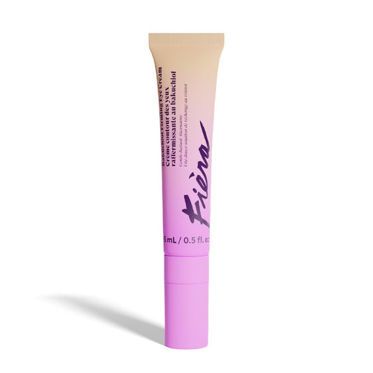 FIÈRA Bakuchiol Festigende Augencreme – Speziell für reife Haut entwickelt – Gegen Falten, Anti-Aging, dunkle Flecken und feine Linien – Feuchtigkeitsspendende und verjüngende Formel – 15 ml / 0,5 fl. oz.
