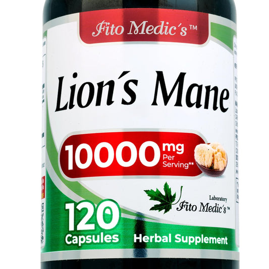FITO MEDIC'S Lab | Löwenmähne Kapseln | 120 Kapseln | Pilz Nahrungsergänzung