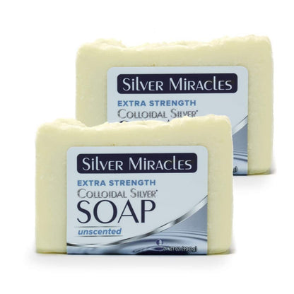 Silver Miracles - Extra Starkes Kolloidales Silberseife - Doppelpack (2 x 99,2 g)