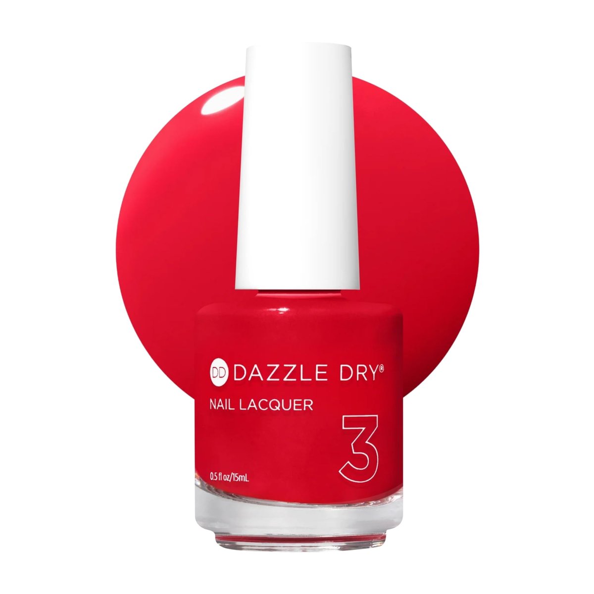 Dazzle Dry Nagellack (Schritt 3) - Pep Rally - Leuchtendes Tomatenrot mit Orangetönen
