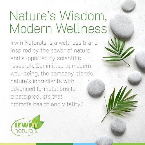 Irwin Naturals Mega B-Komplex – 60 flüssige Softgels – Vitamin-B-Komplex mit Vitamin B12, Folsäure B9, Biotin B7, B1, B2, B3, B5, B6 und MCTs für schnelle Energie