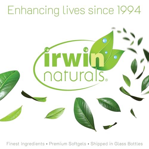 Irwin Naturals Hochdosiertes Mega D3 & K2 + Curcuma-Extrakt — 60 flüssige Weichkapseln