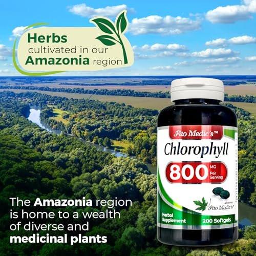 FITO MEDIC'S Lab Chlorophyll Supplement – 200 Kapseln, Chlorophyll-Kapseln