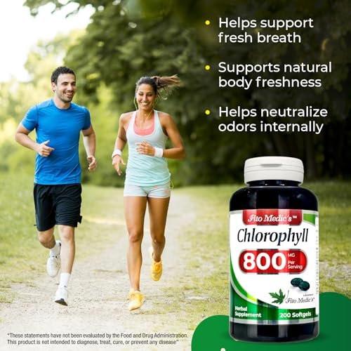 FITO MEDIC'S Lab Chlorophyll Supplement – 200 Kapseln, Chlorophyll-Kapseln