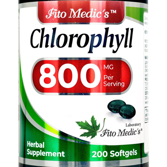 FITO MEDIC'S Lab Chlorophyll Supplement – 200 Kapseln, Chlorophyll-Kapseln