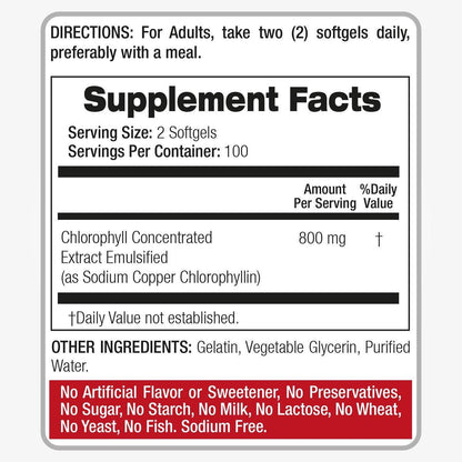 FITO MEDIC'S Lab Chlorophyll Supplement – 200 Kapseln, Chlorophyll-Kapseln
