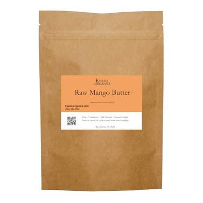 Kyabo 1,36 kg Mango Butter Premium – Bio, unraffiniert, roh, jungfräulich, 100% rein, kaltgepresst, Klasse A, Nicht-GVO, 100% natürlich für Haut, Körperpflege, Schönheit, Feuchtigkeitspflege, DIY für Körperbutter, Seifenherstellung, Lotionen, Cremes