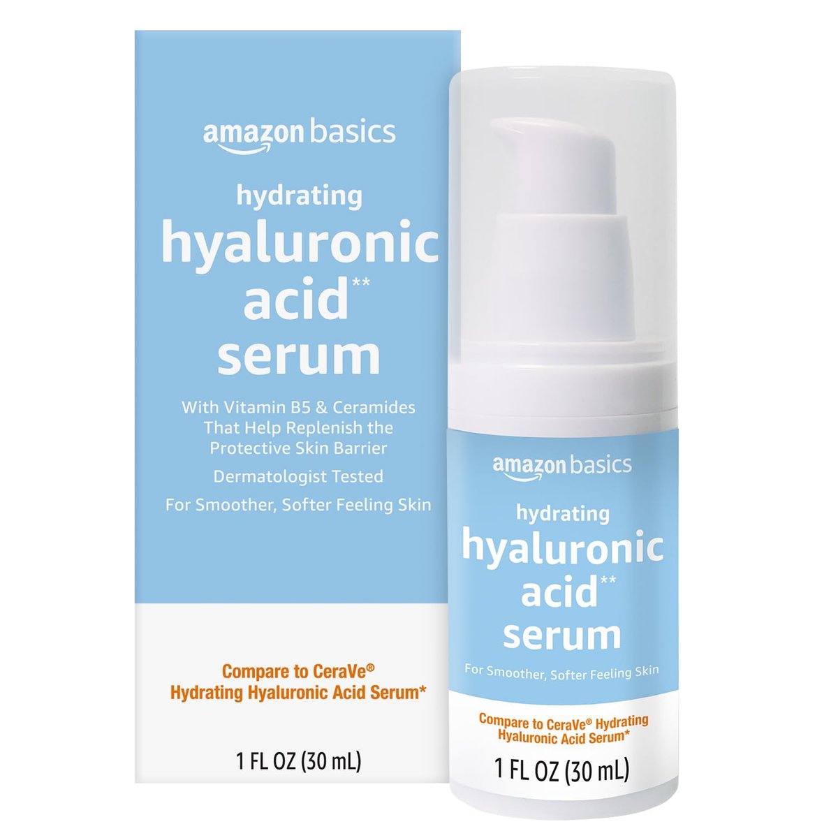 Feuchtigkeitsspendendes Hyaluronsäure-Serum mit essenziellen Ceramiden und Vitamin B – 30 ml