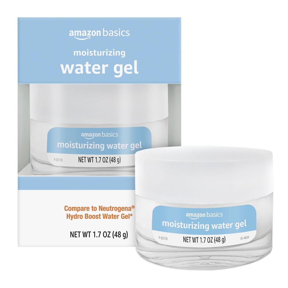 Feuchtigkeitsspendendes Wasser-Gel mit Hyaluronsäure, erfrischend, 48 ml, 1er-Pack
