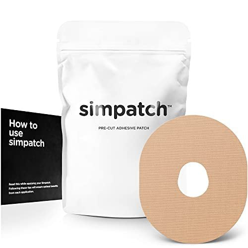 SIMPATCH Klebepflaster für Dexcom G7 (25er-Pack) – Transparente Fixierpflaster für zuverlässigen Halt