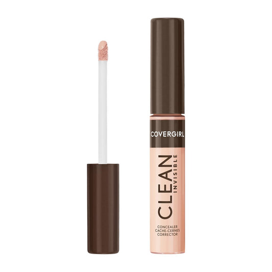 Covergirl Clean Invisible Concealer – Leichter, feuchtigkeitsspendender Concealer mit veganer Formel, Farbe 103 Light Ivory, 6,5 ml