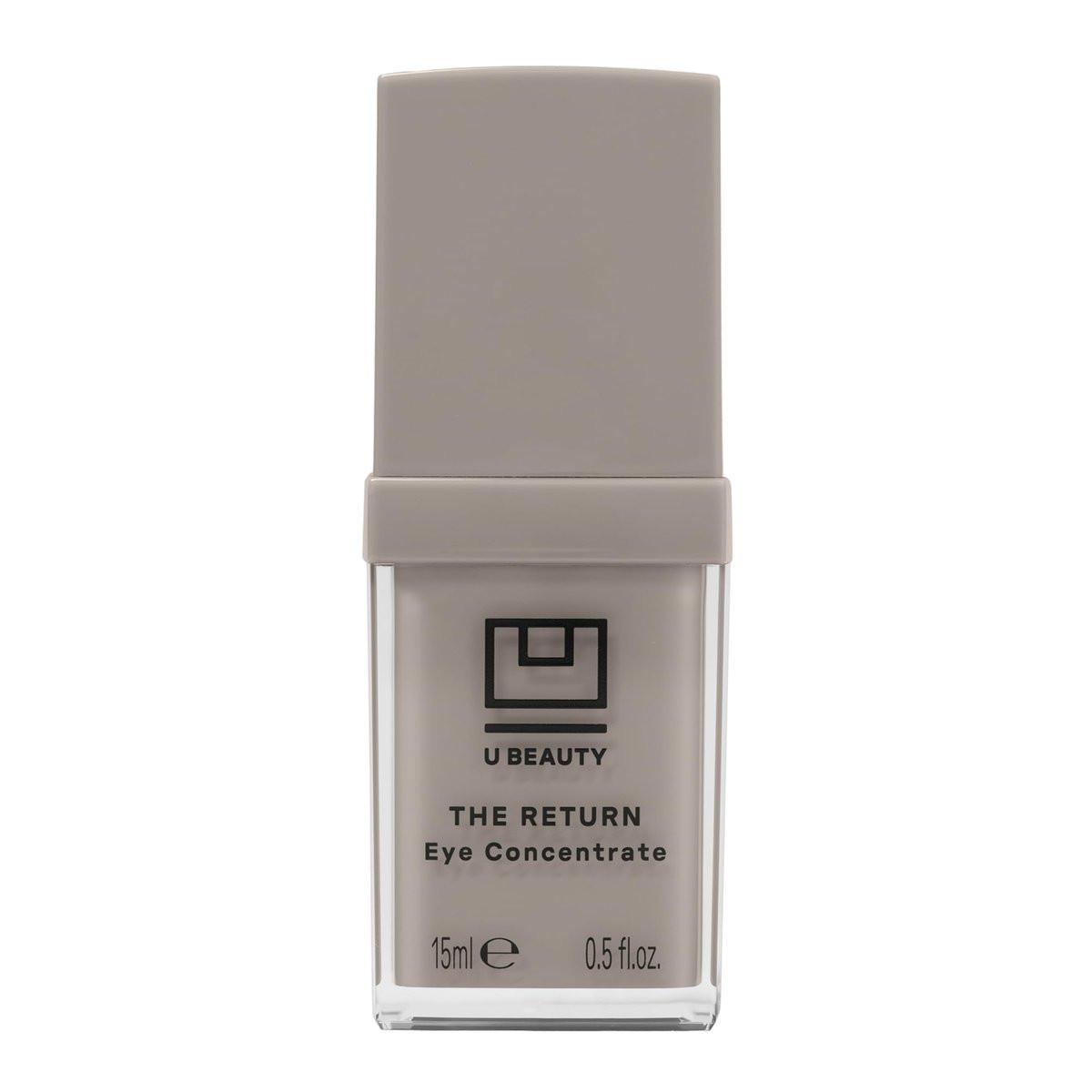 U Beauty The RETURN Eye Concentrate - Anti-Aging Augencreme mit Peptiden und Antioxidantien für hellere und straffere Augenpartien, Reduzierung von feinen Linien, Schwellungen & dunklen Augenringen - 0,5 fl oz