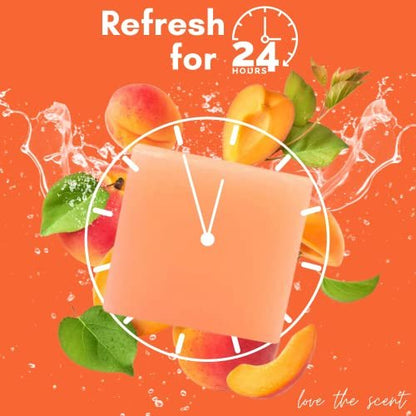 Muun Peach Yoni Seifenbar - Pack mit 3 Stück, pH-Balance mit Probiotika & natürlichen Inhaltsstoffen - Sanfte Reinigungsformel beseitigt Geruch für vaginale Gesundheit - Intimwaschung