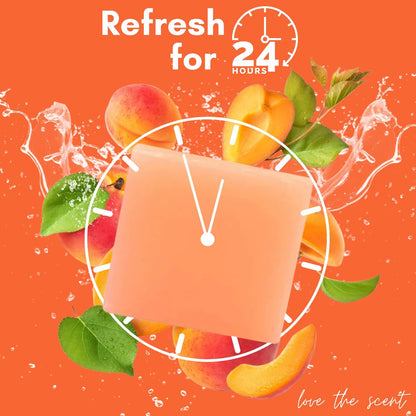 Muun Peach Yoni Seifenbar - Pack mit 3 Stück, pH-Balance mit Probiotika & natürlichen Inhaltsstoffen - Sanfte Reinigungsformel beseitigt Geruch für vaginale Gesundheit - Intimwaschung