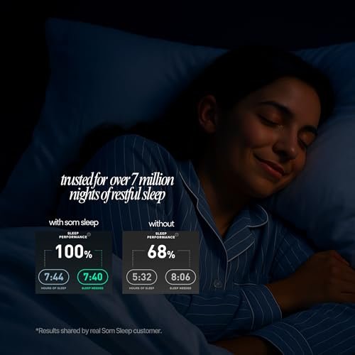 Som Sleep, Erholsamer Schlaf Pulvermischung mit Melatonin, Magnesium, Vitamin B6, L-Theanin & GABA – Vegan, Zuckerfrei, Keto-freundlich – Kirsche, 10er-Pack