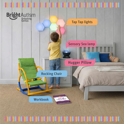 Bright Calming Oil von Bright Autism - Beruhigendes Öl für Kinder zur Stresslinderung - Natürliches Schlafmittel, sanfte organische Roll-On-Mischung 10ml - Perfekt für die Schlafenszeit-Routine Ihres Kindes