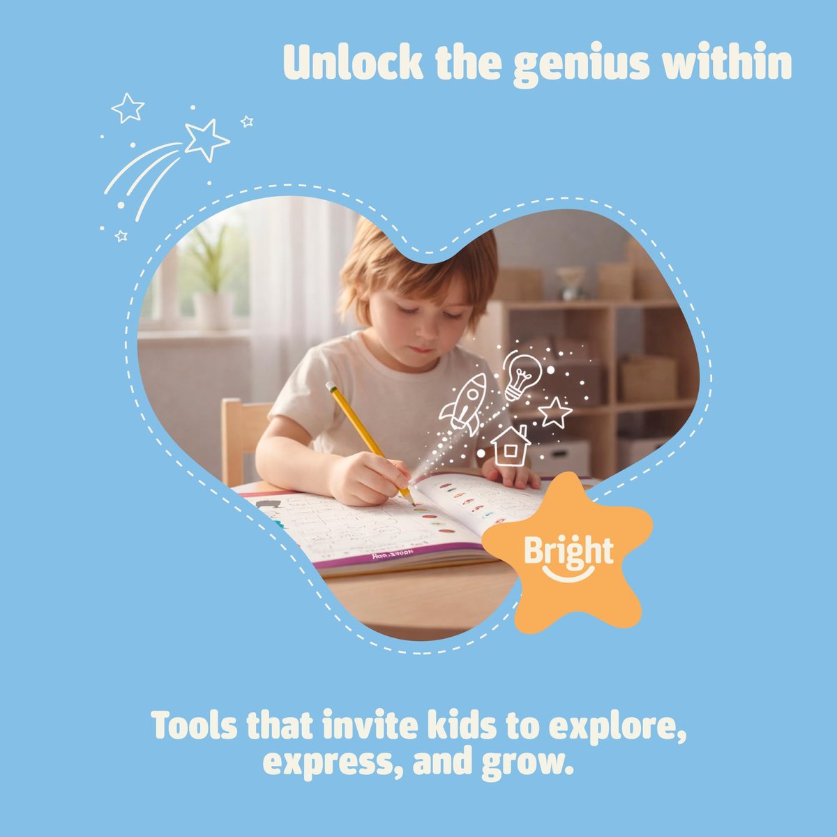Bright Calming Oil von Bright Autism - Beruhigendes Öl für Kinder zur Stresslinderung - Natürliches Schlafmittel, sanfte organische Roll-On-Mischung 10ml - Perfekt für die Schlafenszeit-Routine Ihres Kindes