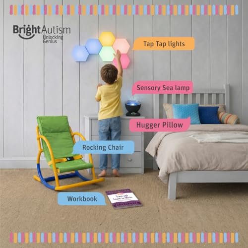 Bright Calming Oil von Bright Autism - Beruhigendes Öl für Kinder zur Stresslinderung - Natürliches Schlafmittel, sanfte organische Roll-On-Mischung 10ml - Perfekt für die Schlafenszeit-Routine Ihres Kindes