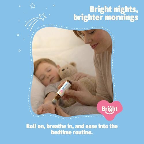 Bright Calming Oil von Bright Autism - Beruhigendes Öl für Kinder zur Stresslinderung - Natürliches Schlafmittel, sanfte organische Roll-On-Mischung 10ml - Perfekt für die Schlafenszeit-Routine Ihres Kindes