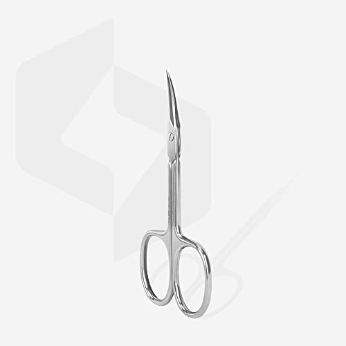 Staleks Pro Expert 50 Nagelhautschere – Edelstahl, extra feine gebogene Klinge für präzises Nagelhautschneiden: Professionelle Maniküreschere SE-50/2