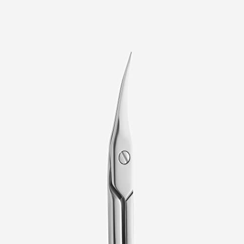 Staleks Pro Expert 50 Nagelhautschere – Edelstahl, extra feine gebogene Klinge für präzises Nagelhautschneiden: Professionelle Maniküreschere SE-50/2