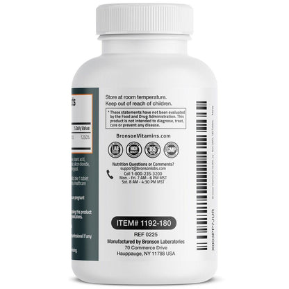 Bronson Vitamin D3 10.000 IE (250 mcg) – 180 Tabletten für Muskel- und Immununterstützung, Nicht-GVO