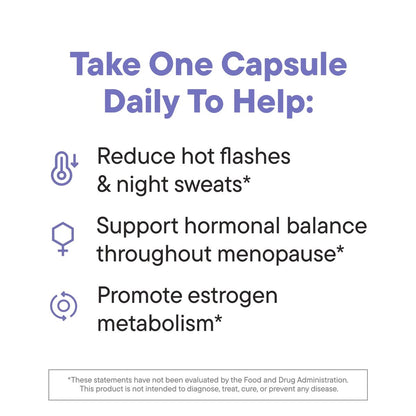 Daily Nouri Menopause Probiotika für Frauen | Hormonelles Gleichgewicht, Hitzewallungen, Nachtschweiß & Darmgesundheit | 3 klinisch geprüfte Stämme + Resveratrol & Omega | 30-Tage-Vorrat