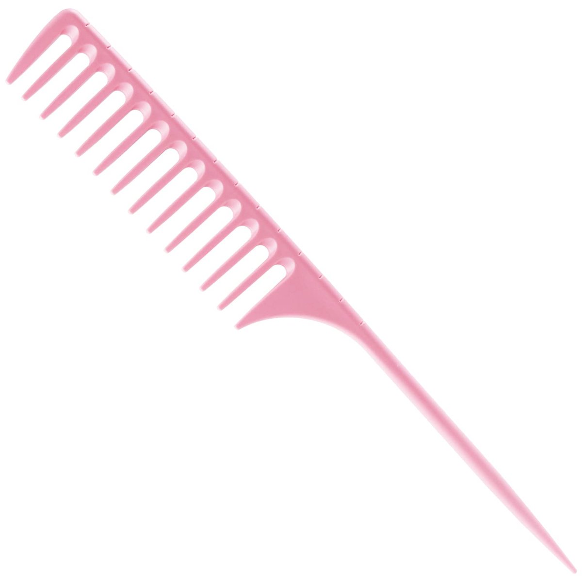 LLTGMV Breitzahn-Ratenschwanzkamm für lockiges Haar, nasses Haar entwirren, Scheitelkamm für Frauen und Männer, Hairstylist - Pink
