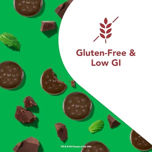 think! Proteinriegel – Dünne Minz-Girl-Scouts-Geschmack, glutenfrei, koscher, 10er-Pack (2,1 Unzen pro Riegel)