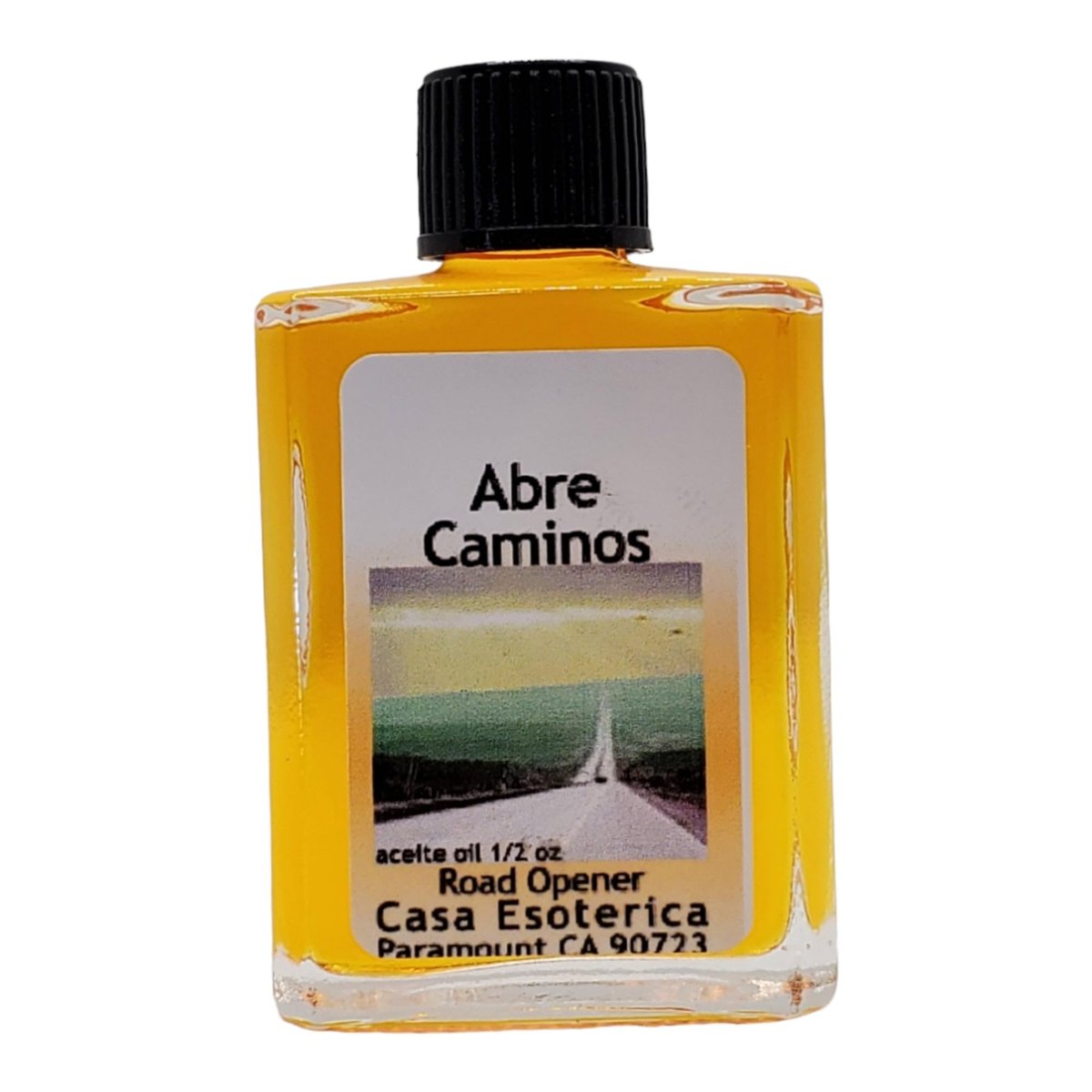 Road Opener Oil (Abre Caminos Aceite) Spirituelles Salböl von CASA ESOTERICA MAGICK SPACE - Orange - für das Beseitigen von Hindernissen und Förderung des Erfolgs - 0,5 FL OZ (1 Packung)
