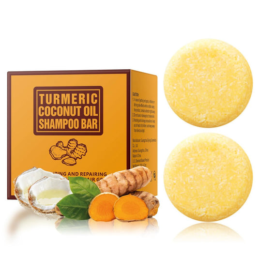 YAFUSIPE Ingwer Haarwuchs Shampoo Bar Kurkuma Seife für Haarwachstum – Natürlicher Ingwer Festiger für dünner werdendes Haar, Stärkung, lockiges und fettiges Haar, Anti-Haarausfall, Tiefenreinigung, für Damen und Herren, 120 g