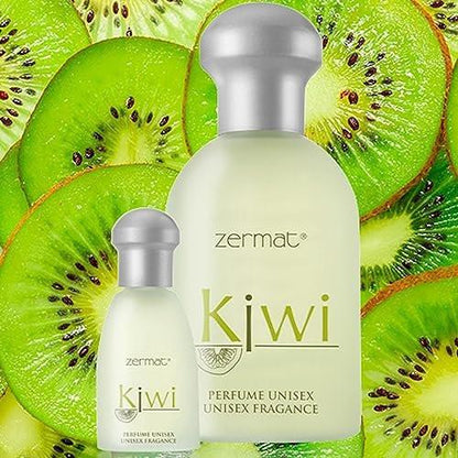Zermat Unisex Eau de Parfum – Kiwi-Frische für Damen und Herren, 4,5 Fl. Oz + 0,5 Fl. Oz Miniatur