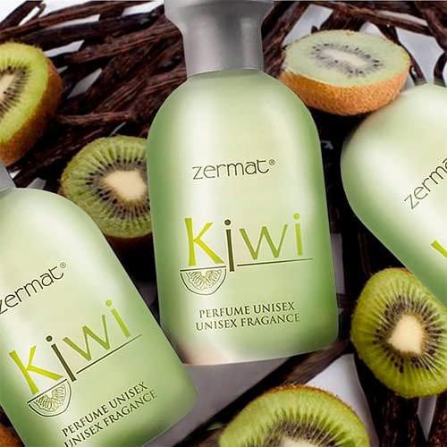 Zermat Unisex Eau de Parfum – Kiwi-Frische für Damen und Herren, 4,5 Fl. Oz + 0,5 Fl. Oz Miniatur