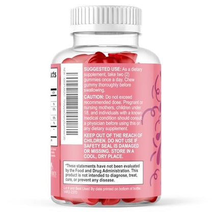 Apfelessig Gummies 1000 mg pro Portion - Zuckerfrei ACV Gummies Vitaminpräparat - Vitamin B12 & B6 für Energie - Verdauung, Entgiftung & Reinigung Unterstützung, Vegan, Glutenfrei, Nicht-GVO - 120 Gummies