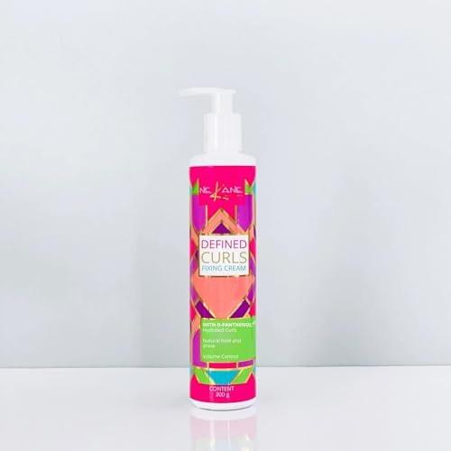 Nekane Defined Curls Setting Cream – Feuchtigkeitsspendende Lockencreme für definierte, hydratisierte Locken (10,58 Unzen)