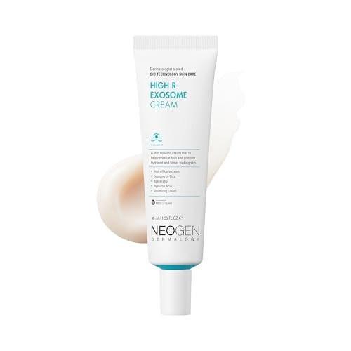 NEOGEN by DERMALOGY High R Exosome Creme – Feuchtigkeitsspendende Gesichtscreme mit Hyaluronsäure, Peptiden & Resveratrol, Koreanische Hautpflege für Nährstoffe & Elastizität, 40 ml
