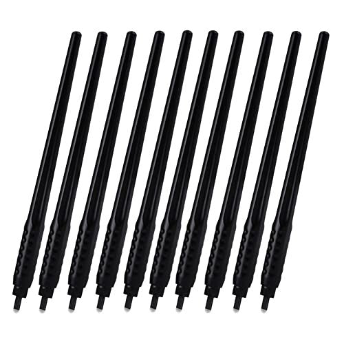 ALIWOD Einweg-Mikroblading-Stift U18, 10er-Pack, 0,18 mm (18u) für Augenbrauen-Make-up, Mikroblading-Zubehör