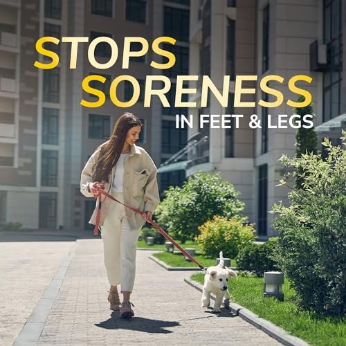 Dr. Scholl's Walk Longer Einlegesohlen für Damen - Bequeme Plüsch-Schaumstoffpolsterung für Gehen, Wandern und Stehen mit Fußgewölbestütze - 50% länger gehen ohne Muskelermüdung
