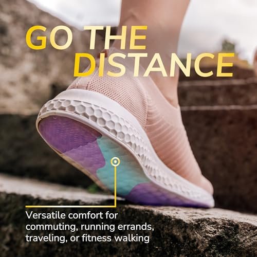 Dr. Scholl's Walk Longer Einlegesohlen für Damen - Bequeme Plüsch-Schaumstoffpolsterung für Gehen, Wandern und Stehen mit Fußgewölbestütze - 50% länger gehen ohne Muskelermüdung
