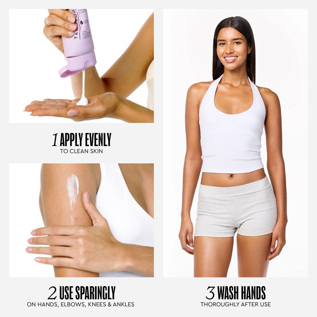 Tanologist Firming Daily Glow Body Lotion – Mittel/Dunkel, Selbstbräuner mit Sofortwirkung, übertragungssicher, natürlicher Teint ohne Orange, 7 Tage Halt, vegane Formel, 250 ml
