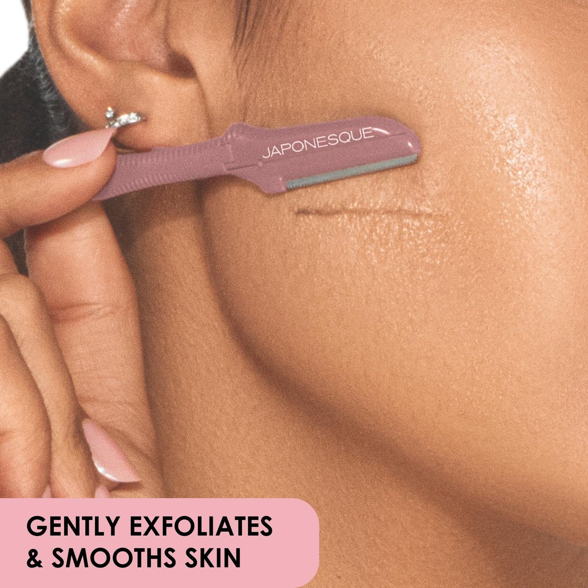 JAPONESQUE Präzisions-Dermaplaner für das Gesicht – 2er-Pack mit 6 Klingen, Rasierer für Augenbrauen und Gesichtsbehaarung für Damen und Herren, 2er-Pack, 6 Stück
